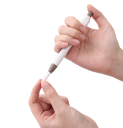 Penna med tunn indragbar suddgummi Utdragbar penna med suddgummi Suddgummi i penna 17,5 x 1,8 cm 2