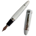 Penna stilografica design classico con finiture in metallo 14,7 x 1,7 cm punta 0,5 mm penna calligrafica per scrittura e firme 11