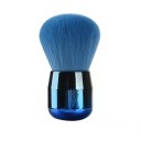 Pennello cosmetico 45-50 mm x 70-90 mm Pennello rotondo professionale a forma di spugna per trucco in polvere Pennello multifunzionale con setole fibrose e manico lucido 3