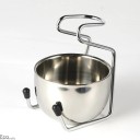 Pennello da barba, ciotola e supporto per pennello Set per la rasatura tradizionale Ciotola schiumosa Supporto per asciugare il pennello Setole morbide Design ergonomico 2