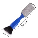 Pennello per la pulizia della chitarra con doppia testa Pennello delicato per la polvere per il manico e il corpo dello strumento Cura 6