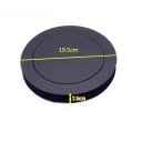 Pěnová podložka pod reproduktory do auta 6,5" sada 2 ks zvuková izolace zesílení basů průměr 19,5 cm černá 3