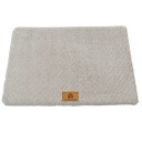 Pěnový ortopedický pelíšek pro psy do 45 kg 105 x 65 cm Vodotěsný pelíšek s pratelným potahem z umělé kožešiny a protiskluzovým dnem 2
