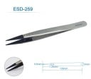 Pensetă antistatică ESD-259 cu capete plate interschimbabile din plastic și mâner din oțel inoxidabil pentru întreținerea ceasurilor 2
