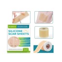 Penso de silicone para cicatrizes 4x150 cm Reutilizável Autocolante Hidratante Cuidados com cicatrizes Redução de cicatrizes 2
