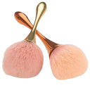 Pensulă extra pufoasă pentru praf pentru unghii, fard de obraz și pudră – pensulă cosmetică moale pentru aplicare delicată 7