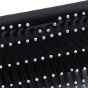 Pente dobrável em plástico com espelho 11–20 x 3,5 cm Pente de viagem para cabelo e maquilhagem Dentes redondos de massagem Design compacto 14