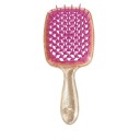 Pente para cabelo com dentes largos 20,3 x 8,3 x 3 cm Pente de massagem respirável com dentes redondos Escova de styling leve para todos 13