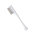 Pente para o rosto e patas de animais de estimação 9,7 x 1,2 cm Escova suave para o pelo de cães e gatos Cuidados com o pelo e massagem da pele 5