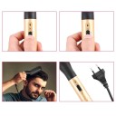Pente quente eléctrico para cabelos e barbas para homens 25W Alisador de iões negativos Escova para cabelos molhados e secos Estilização 6