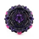 Peonza de combate para niños de metal y plástico Parte superior decorativa con borde dentado Diámetro de 5,5 a 6 cm Juguete para girar y batallas 31