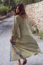 Péplum khaki pour femmes 3