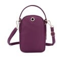 Pequena mala de senhora crossbody com pega superior e alça ajustável para o ombro Compartimentos com fecho Nylon e poliéster 12 x 18 x 5