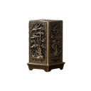 Pequeno suporte para incenso com padrão de bambu Suporte decorativo para incenso para aromaterapia e meditação em casa 1