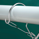 Percha de acero inoxidable con 20 pinzas para secar ropa interior y calcetines Percha duradera para el baño o el balcón 2