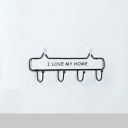 Percha de pared con ganchos 2