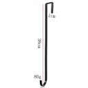 Perchero de puerta 38 x 1 cm Gancho de metal para coronas festivas Soporte para decoraciones colgantes Perchero de metal resistente para colgar 2