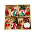 Père Noël suspendu 12 pcs 5