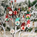 Père Noël suspendu 12 pcs 3