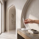 Perfil de silicone flexível para fita LED Largura 10 mm Comprimento 5 m Silicone branco Tampa flexível e difusor de substituição para luminárias de teto 5