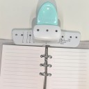 Perfuradora manual de papel 16 x 9,2 x 6 cm Distância ajustável entre os furos Ferramenta para encadernação de cadernos, agendas e blocos 8