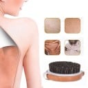 Peria din bambus pentru masajul pielii întregului corp Peri naturali grosi Mânere pentru mână Corp din bambus ușor Dimensiune 11 x 3,5 cm 4