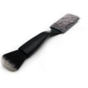 Perie de curățare cu cap dublu pentru chitară, perie fină de praf pentru fretboard și corp, îngrijire chitară acustică și electrică 7