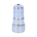 Perie de curățare pentru contactele și terminalele bateriilor Spirala din sârmă în carcasă metalică cu capac de protecție Fier și oțel inoxidabil 2