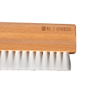 Perie de praf 11,5x5 cm Mâner din lemn natural de fag Peri moi din nailon 2 cm Curățitor de rosturi și scânduri Accesorii de curățenie pentru uz casnic 4