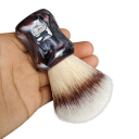 Perie de ras 26 x 55 mm Fire sintetice Mâner din rășină 38 x 46 mm Perie de ras pentru bărbierit umed Cremă și săpun 3