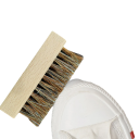 Perie din lemn pentru pantofi cu peri moi Mâner ergonomic ușor pentru curățarea încălțămintei Îngrijire delicată pentru piele și velur 4