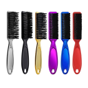 Perie pentru păr 14 x 2,5 cm Culori de ulei Mâner ergonomic Perii fine Perie de masaj pentru descurcarea părului Pentru îngrijire zilnică 1