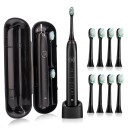 Periuță de dinți electrică sonică Sarmocare S100 Periuță Smart ultrasonică 8 capete încărcare USB IPX7 Rezistentă la apă 5 moduri 3