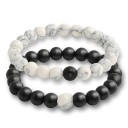 Perlebesat armbånd 2 stk. 15