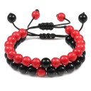 Perlebesat armbånd 2 stk. 4