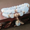 Perlebesat armbånd 2 stk. H519 5