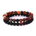 Perlebesat armbånd 2 stk. H620 7