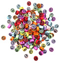 Perles à enfiler 100 pcs 7