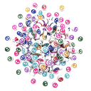 Perles à enfiler 100 pcs 8