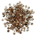 Perles à enfiler avec impression de lettres 100 pcs 6