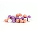 Perles en coton en forme de billes - 30 pièces 8
