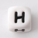 Perles en silicone alphabet - 100 pcs 11