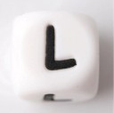 Perles en silicone alphabet - 100 pcs 15