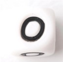 Perles en silicone alphabet - 100 pcs 18