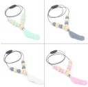 Perles en silicone avec plume J2729 2