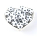 Perles en silicone en forme de boules J3219 4