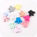 Perles en silicone en forme de couronne - 10 pcs 2