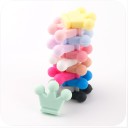 Perles en silicone en forme de couronne - 10 pcs 4