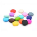 Perles en silicone pour enfants en forme de carré - 50 pièces 18