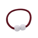 Perleťové magnetické klipy na záclony s perlami 42 cm průměr 3 cm akryl polyester magnet úvaz pro závěsy a záclony 6